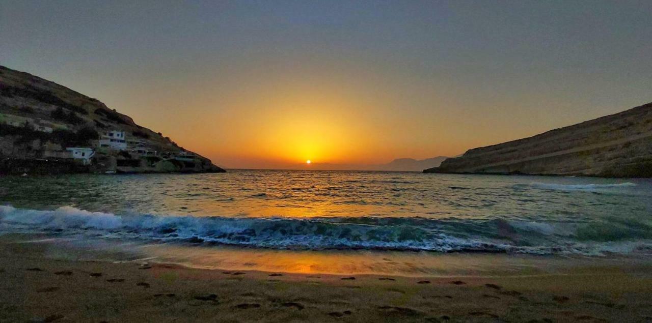 Beach View Matala Kültér fotó