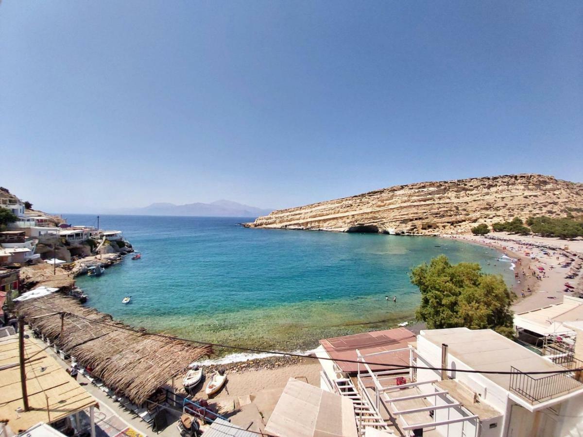 Beach View Matala Kültér fotó